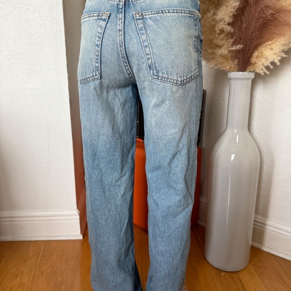 preowned,&DENIM girls' blue jeans, size 0 - Picture 3 of 3